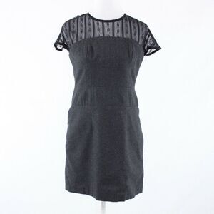 Charcoal gray ANTHROPOLOGIE TULLE dress S